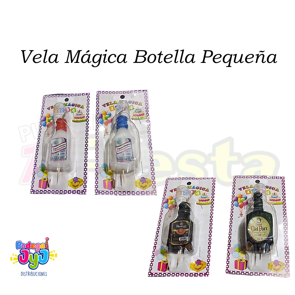 VELA MAGICA BOTELLA PEQUEÑA