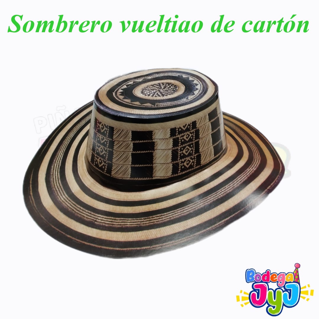 SOMBRERO CARTÓN TEMÁTICO