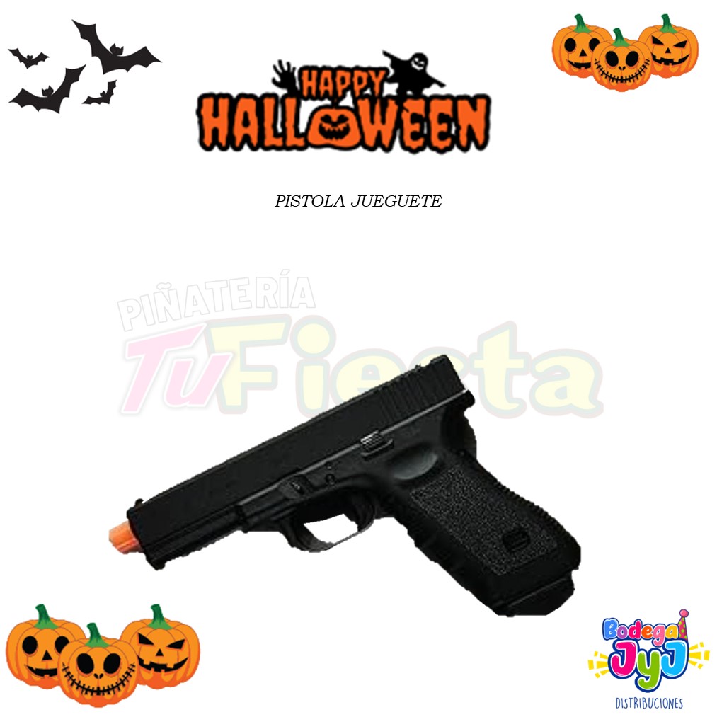 PISTOLA JUGUETE X2 PARA DISFRAZ DK226