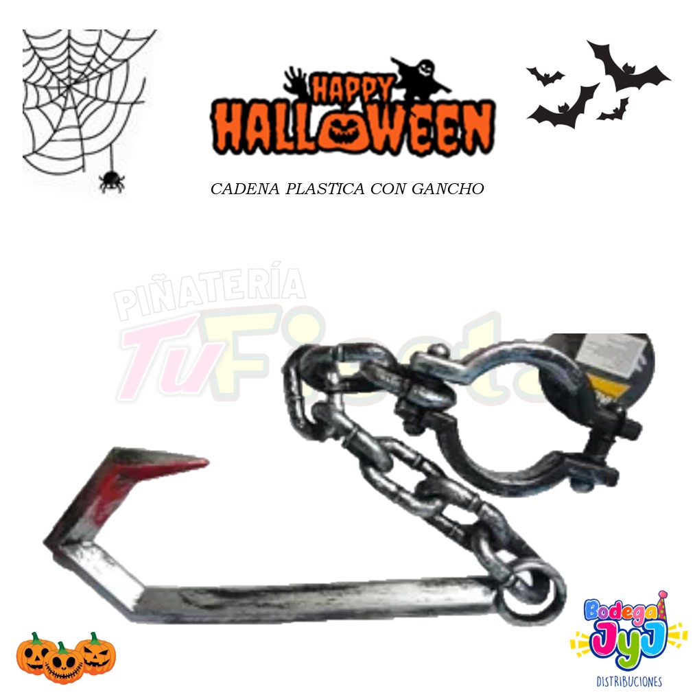 CADENA PLASTICA CON GANCHO