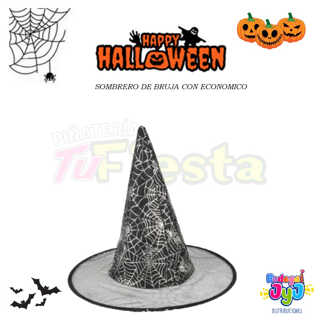 SOMBRERO BRUJA SENCILLO DK133