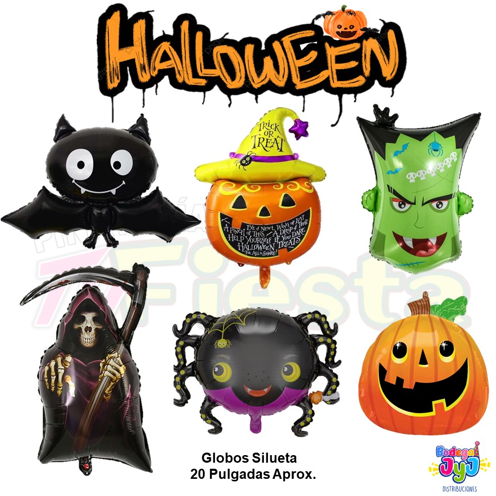 GLOBO SILUETA HALLOWEEN GRANDE BOLSA