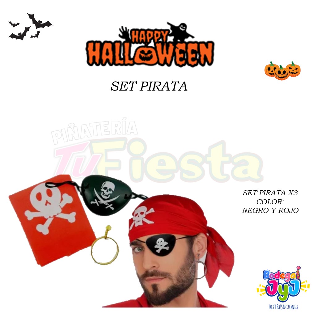 SET PIRATA X3 PIEZAS