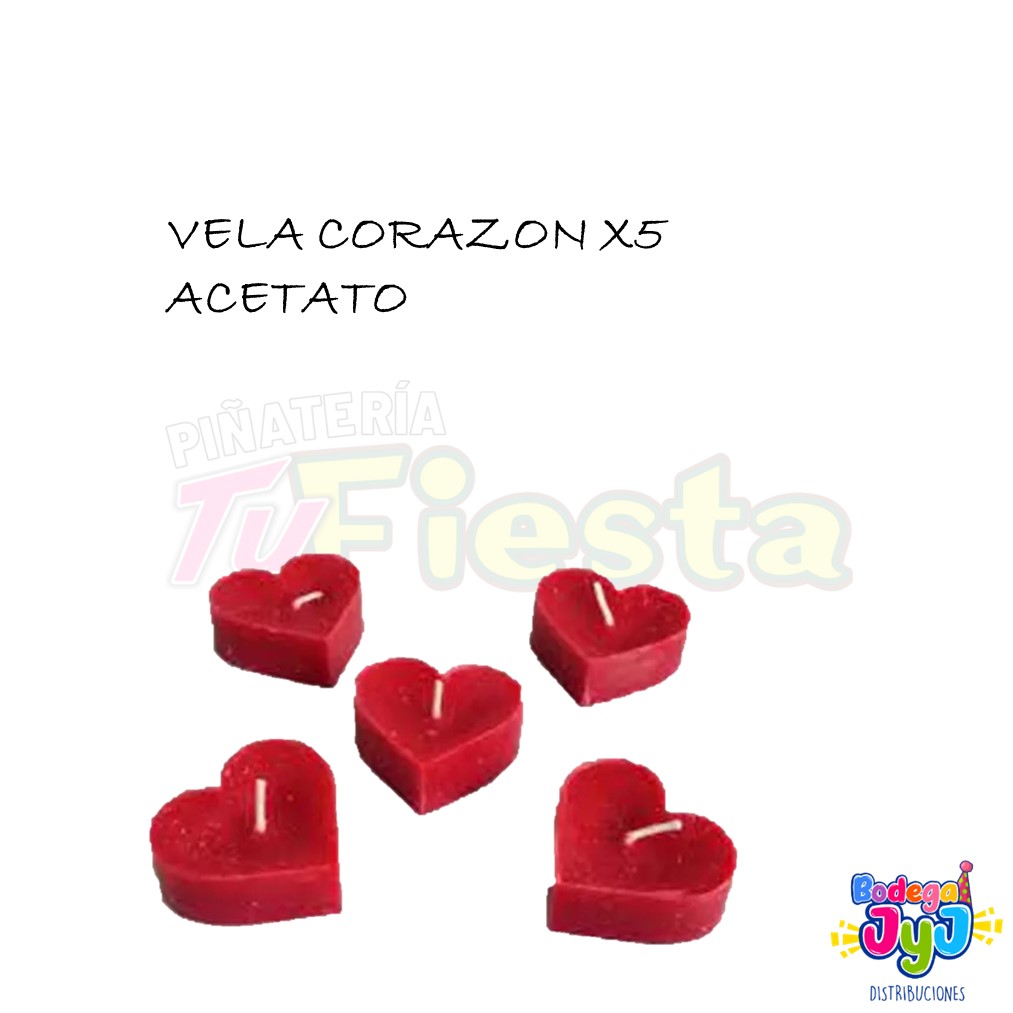 VELA CORAZON X7 ACETATO