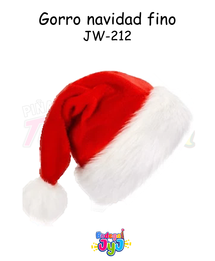 GORRO NAVIDAD FINO CLASICO NIÑO JW-212