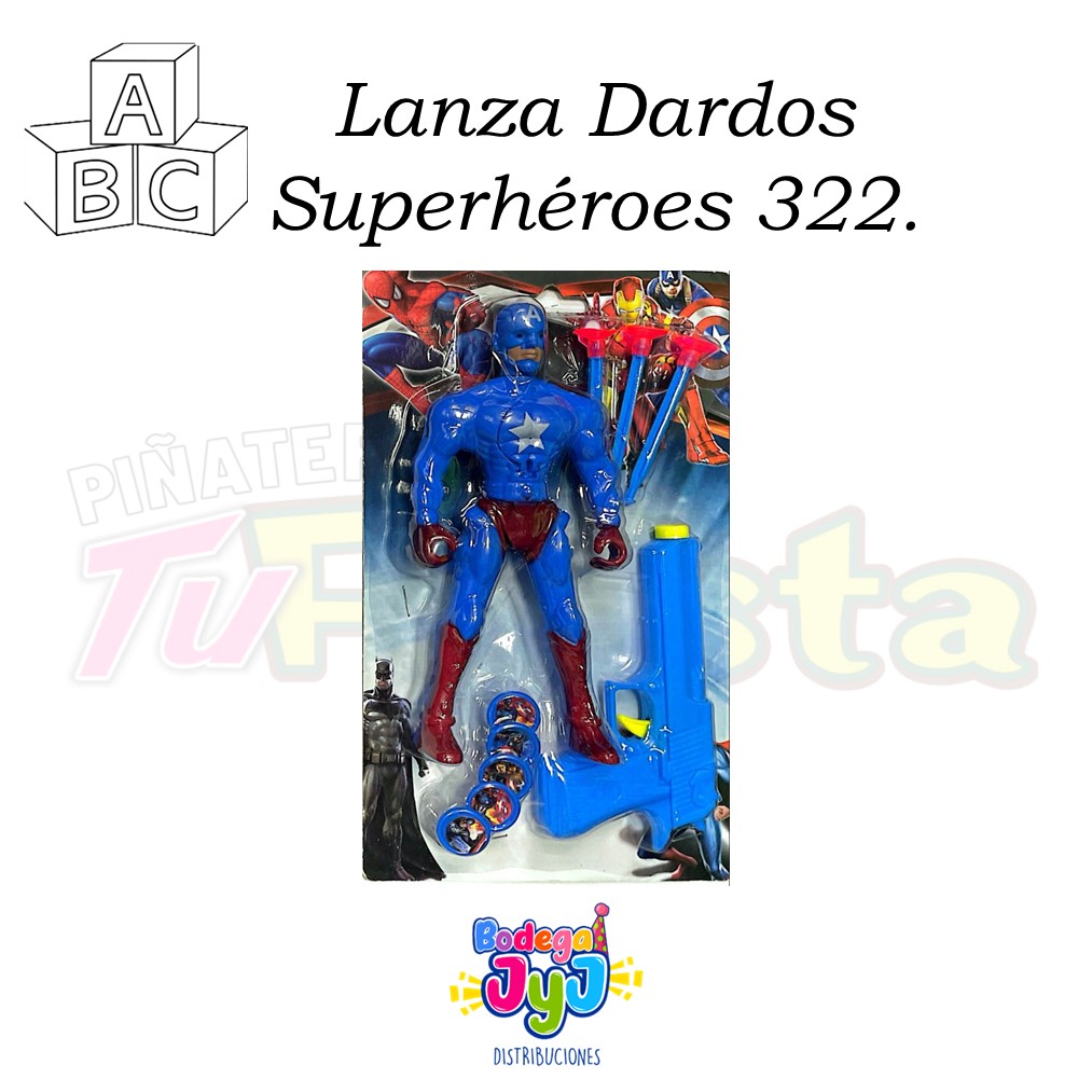 LANZA DARDOS SUPERHEROE 322