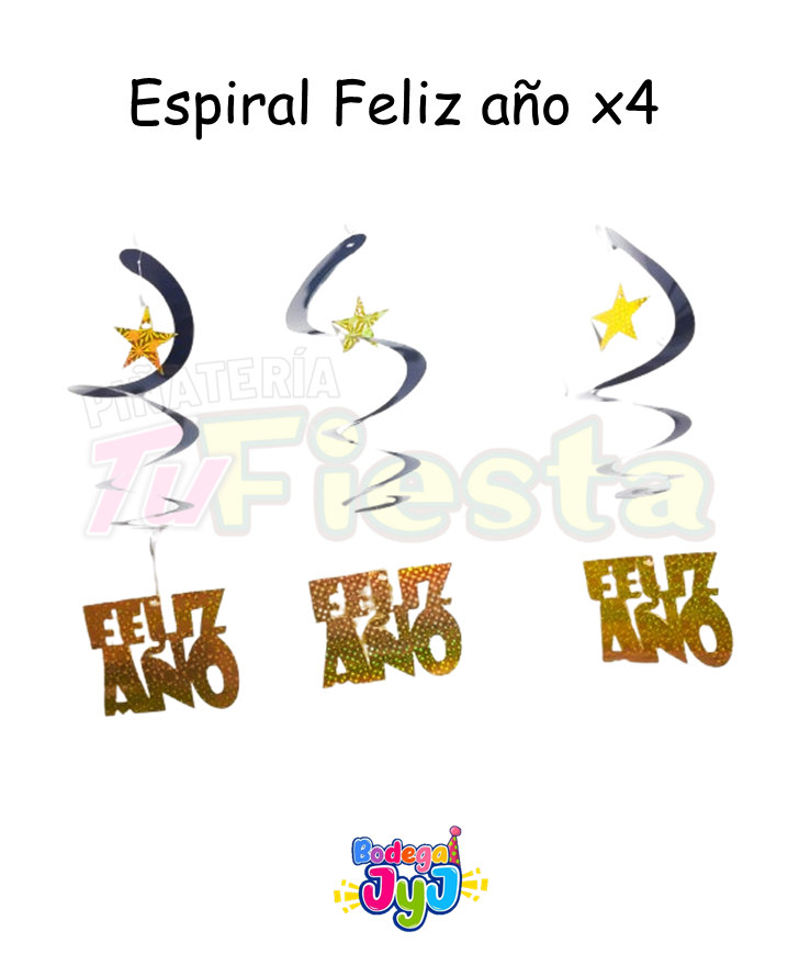 ESPIRAL FELIZ AÑO X4 "THE ONE"