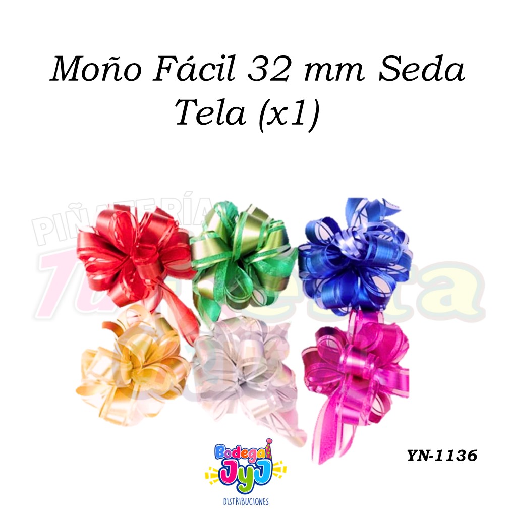 MOÑO FACIL X1 30MM SEDA YN-1136