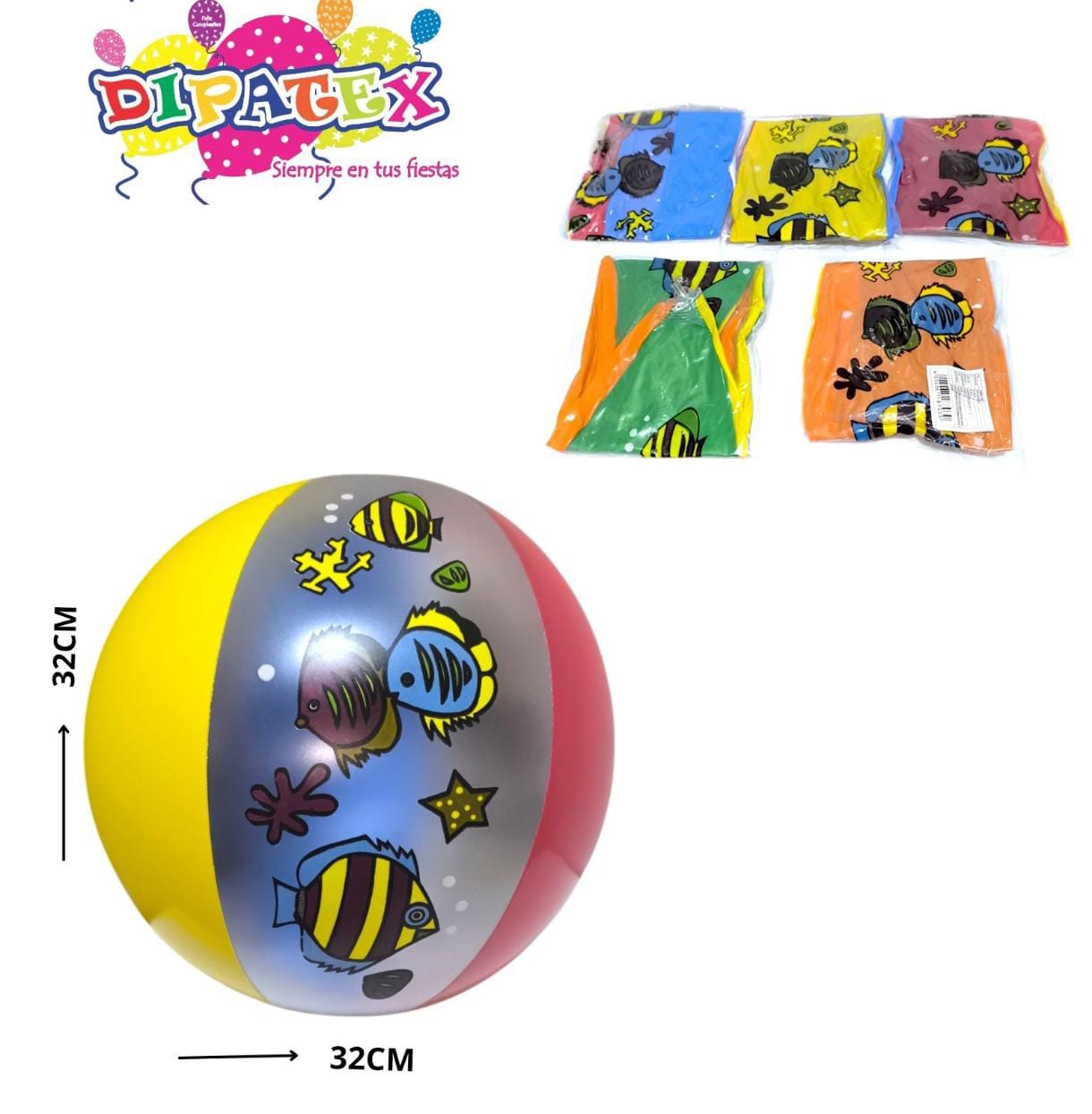 BALON DE PISCINA 32CM