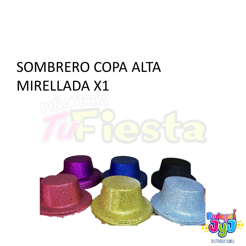 SOMBRERO MIRELLADO COPA ALTA
