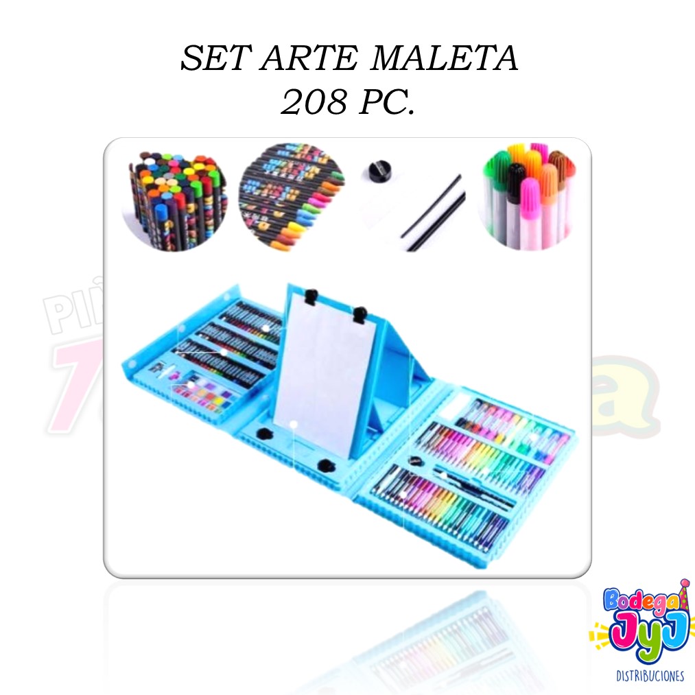 SET ARTE MALETA 208 PC.