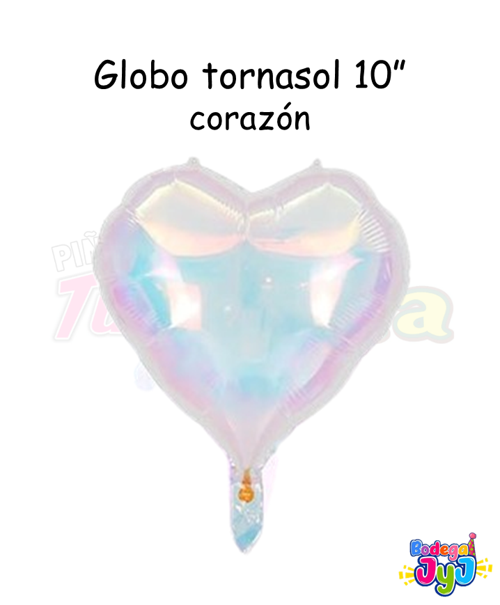 GLOBO TORNASOL 10" CORAZON