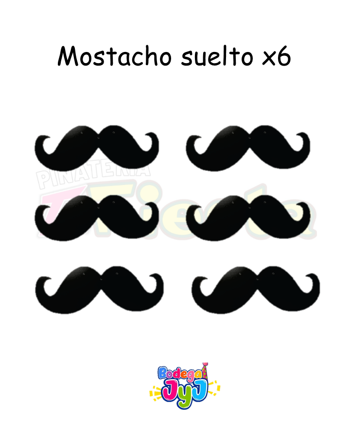 MOSTACHO SUELTO X6 - EDUAR