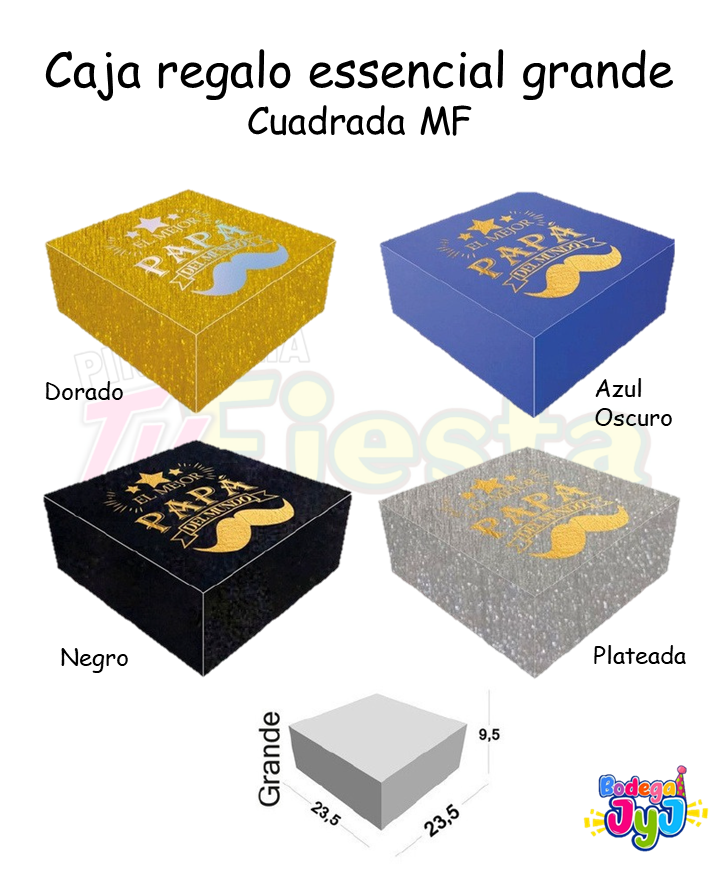 CAJA REGALO CUADRADA ESSENCIAL G MF