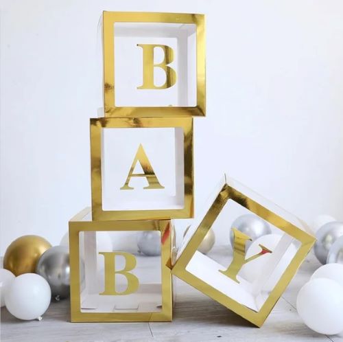 CAJAS CUBO BABY DORADO JR-CA