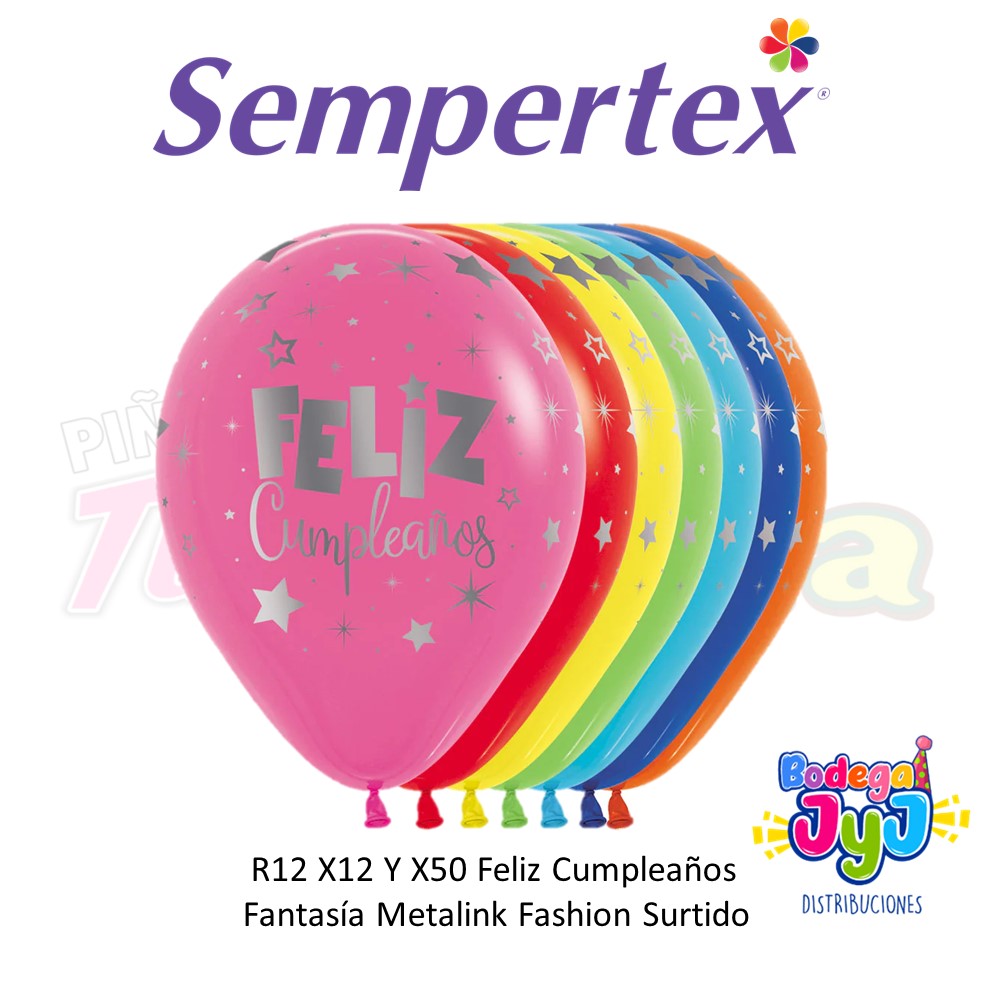 GLOBO INFINITY FC FANTASIA METALINK FASHION SURTIDO SEMPERTEX