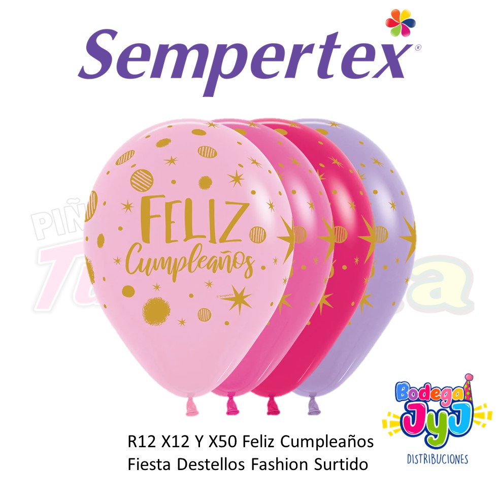 GLOBO INFINITY FC FIESTA DESTELLOS FASHION SURTIDO SEMPERTEX