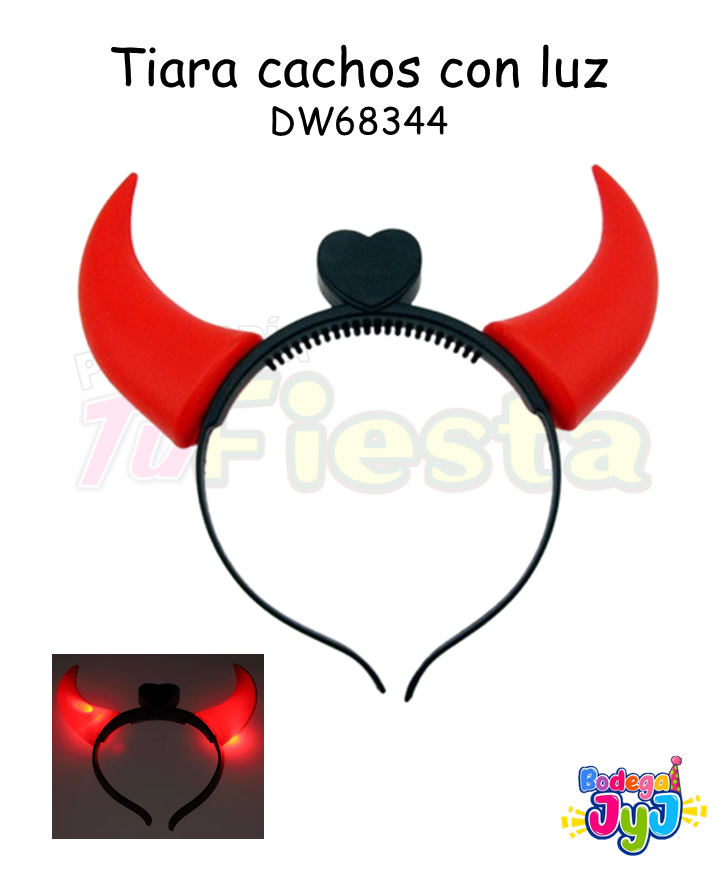 TIARA CACHOS LUZ DW68344