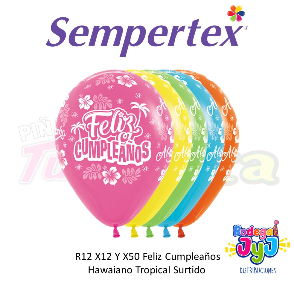 GLOBO INFINITY FC HAWAIANO TROPICAL SURTIDO SEMPERTEX