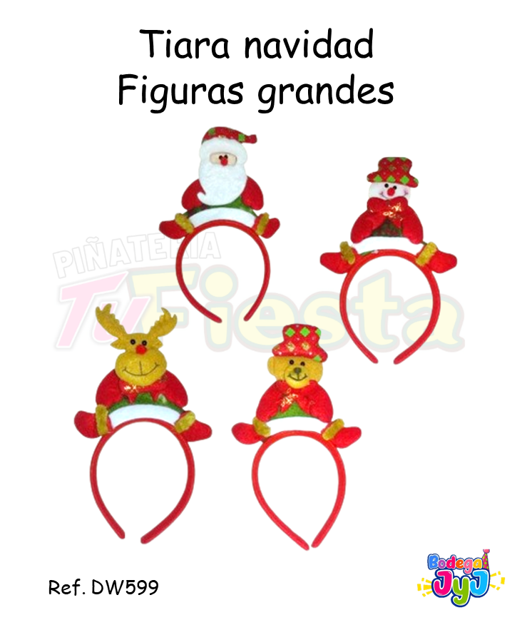 TIARA NAVIDAD FIGURAS GRANDES DW599