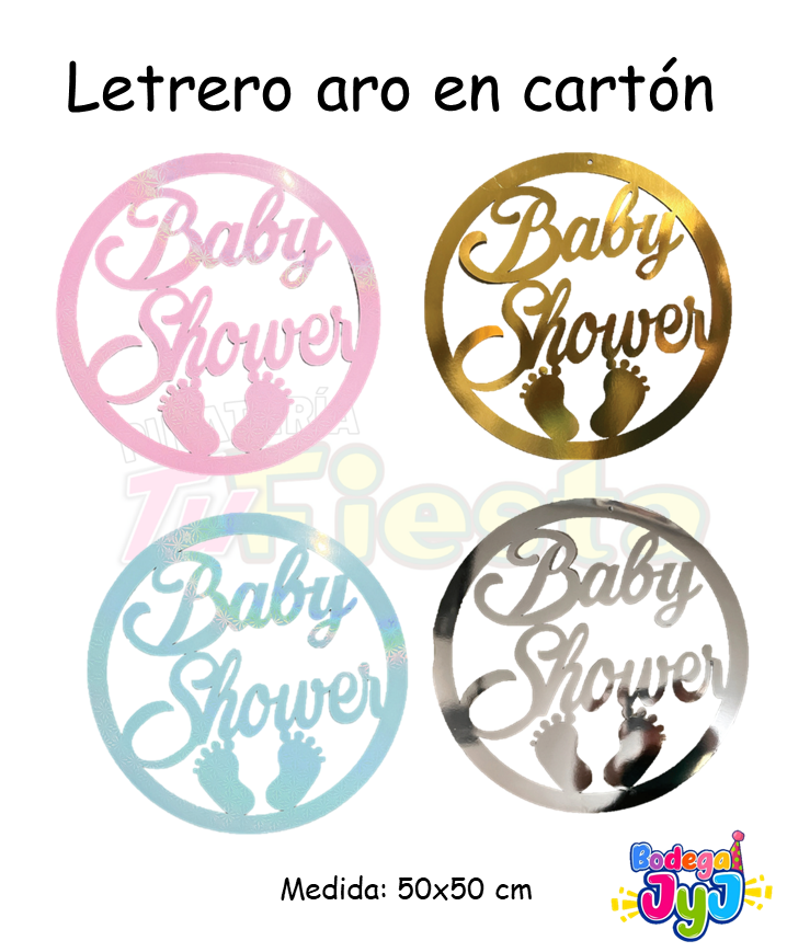 LETRERO ARO CARTON BABY SHOWER (EDUAR)