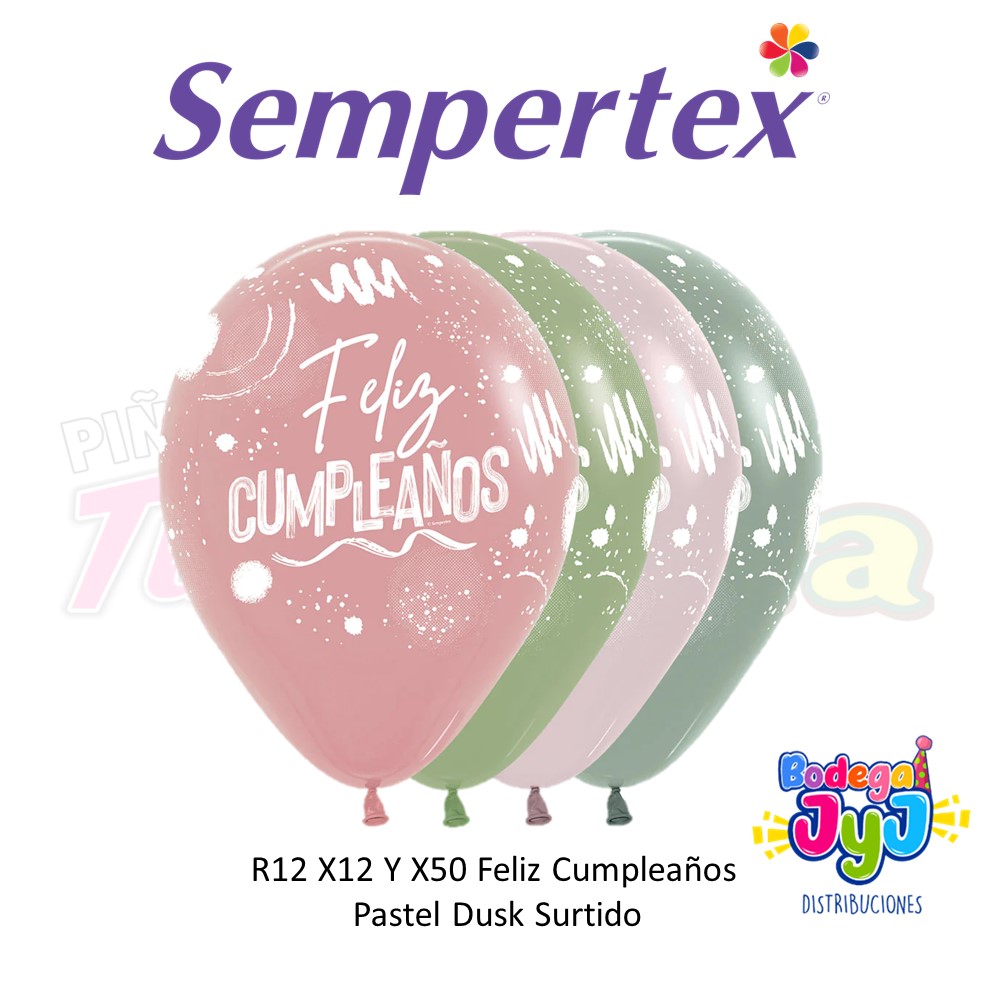 GLOBO INFINITY FC PASTEL DUSK SURTIDO SEMPERTEX