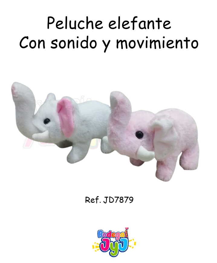 PELUCHE ELEFANTE SONIDO Y MOVIMIENTOS JD7879