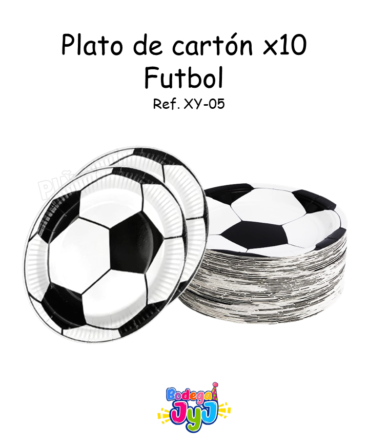 PLATO X10 CARTON FUTBOL XY-05