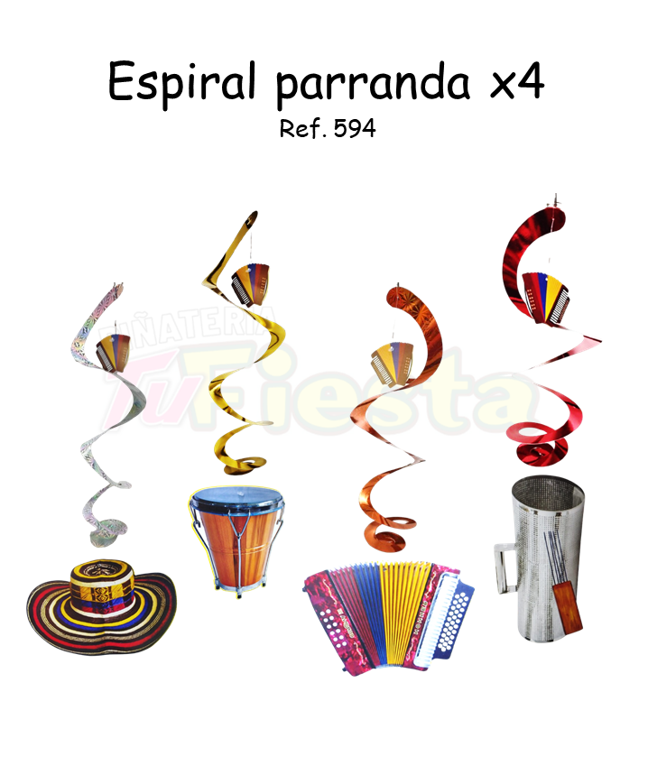 ESPIRAL PARRANDA X4 THE ONE (REF: 594)