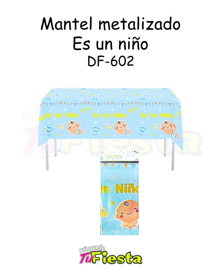 MANTEL METALIZADO ES NIÑO DF-602