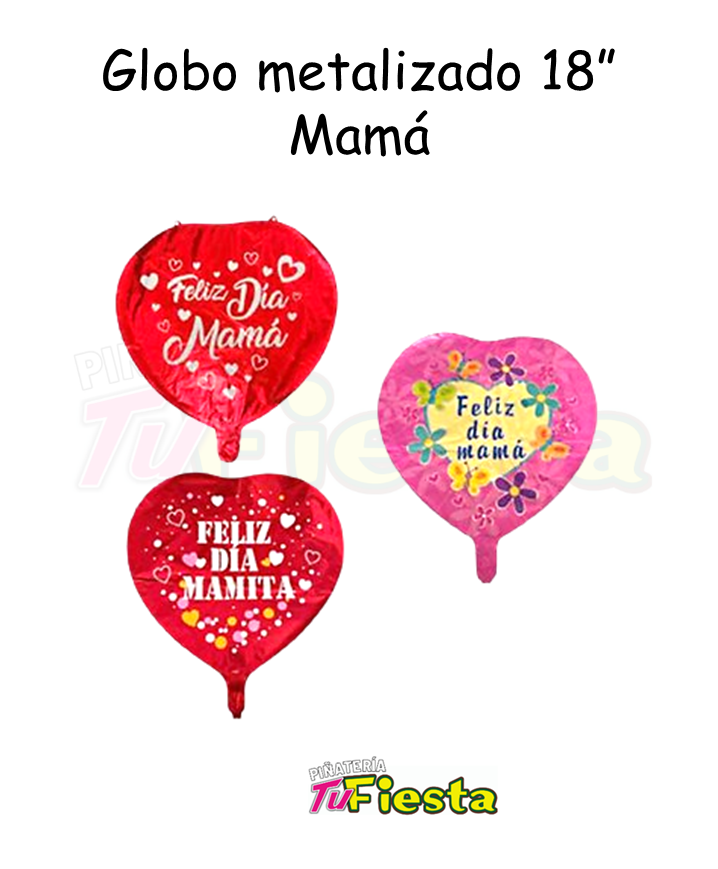 GLOBO METALIZADO 18" MAMA FM-18
