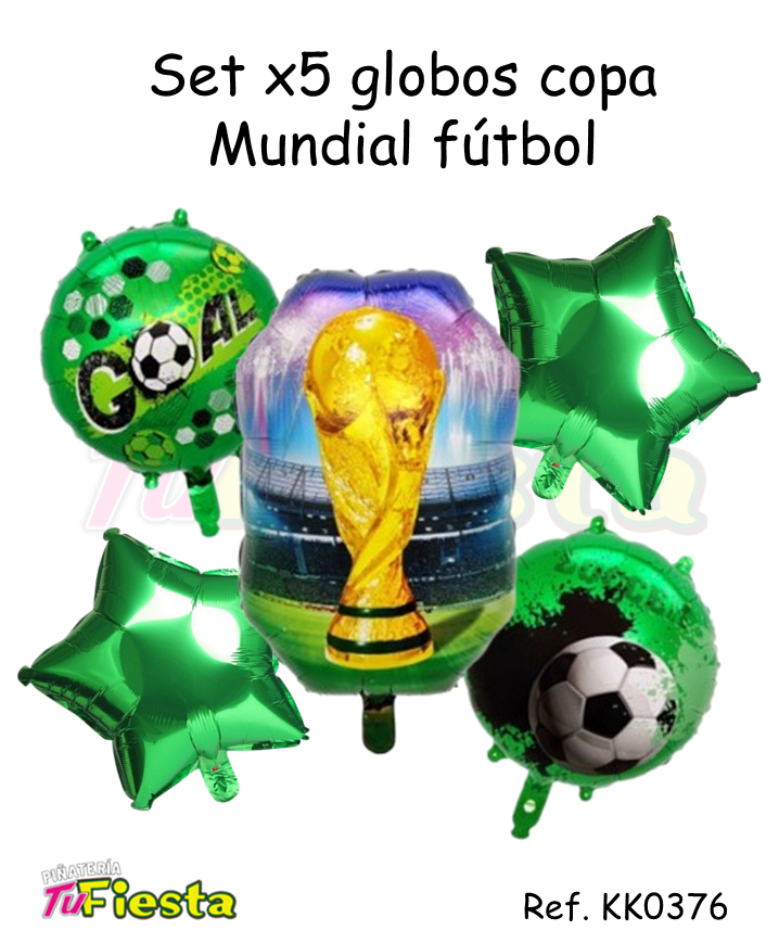 SET GLOBOS X5 COPA DEL MUNDIAL KK0376