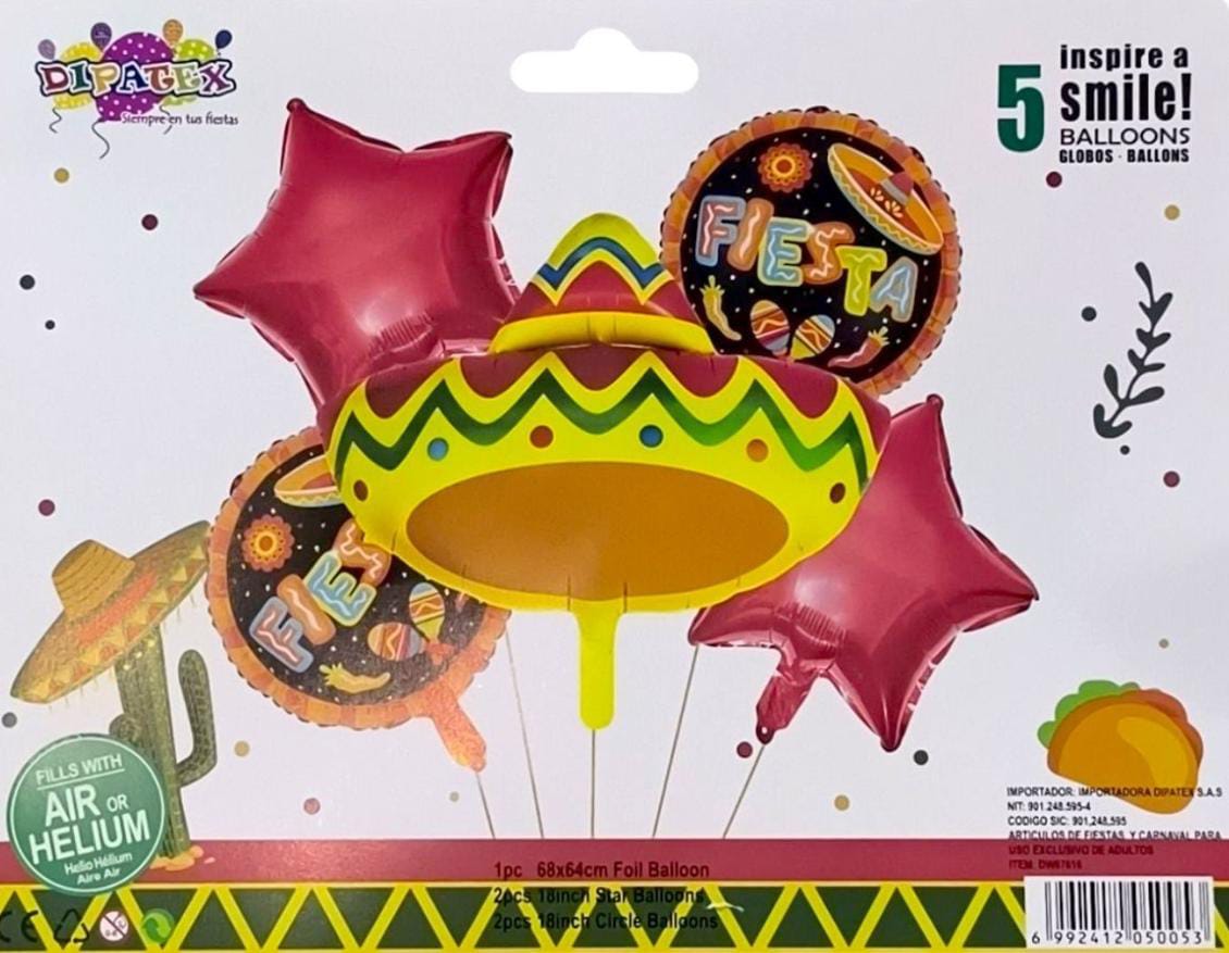 SET GLOBOS X5 MEXICANO