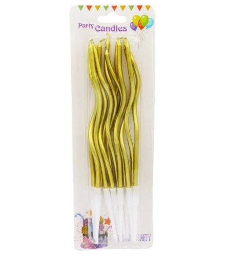 VELA ESPIRAL X12 METALIZADA DW67598