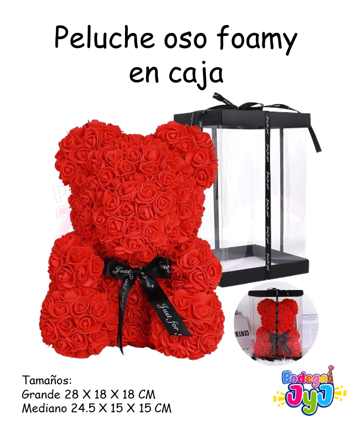 PELUCHE OSO FOAMY EN CAJA