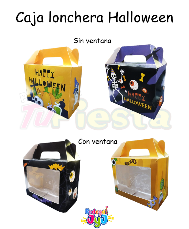 CAJA LONCHERA HALLOWEEN / BODEGA DETALLES