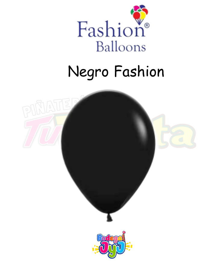 GLOBO NEGRO FASHION BALLONS