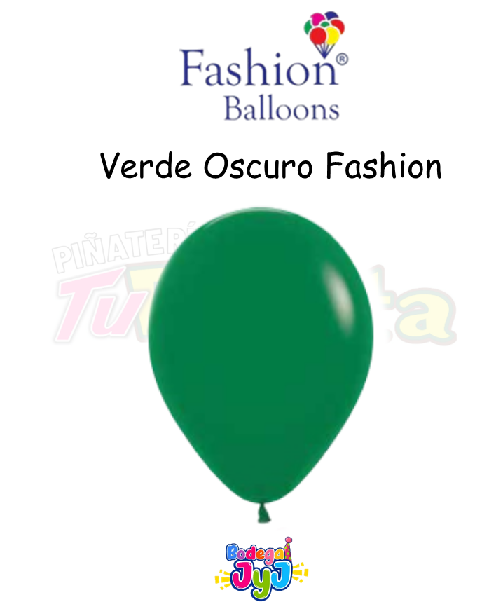 GLOBO VERDE OSCURO FASHION BALLONS