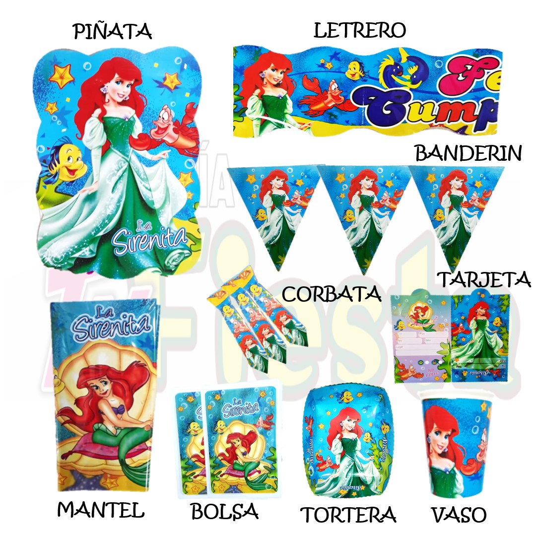 TEMATICA SIRENITA ARIEL