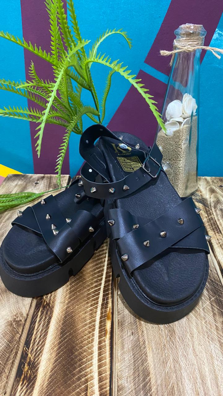 Sandalia catalina negra