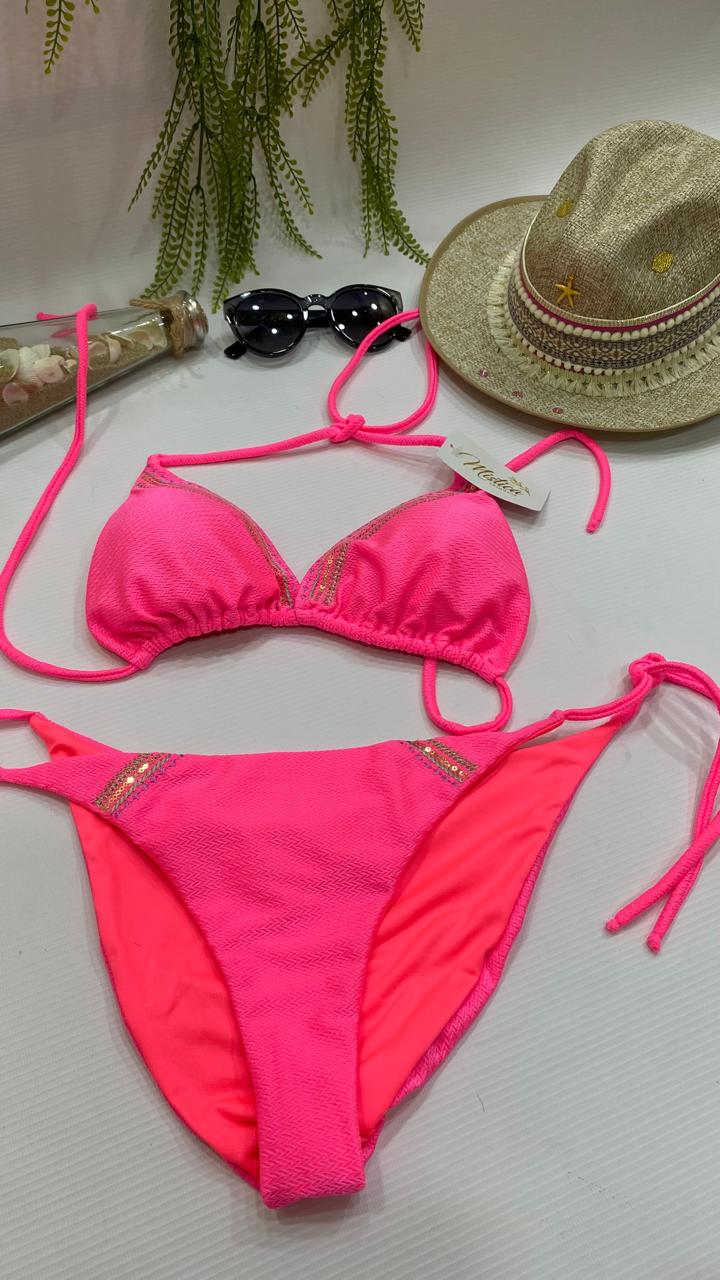 Bikini rosa neon