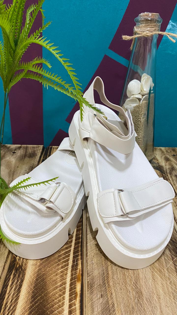 Sandalias ursula crema