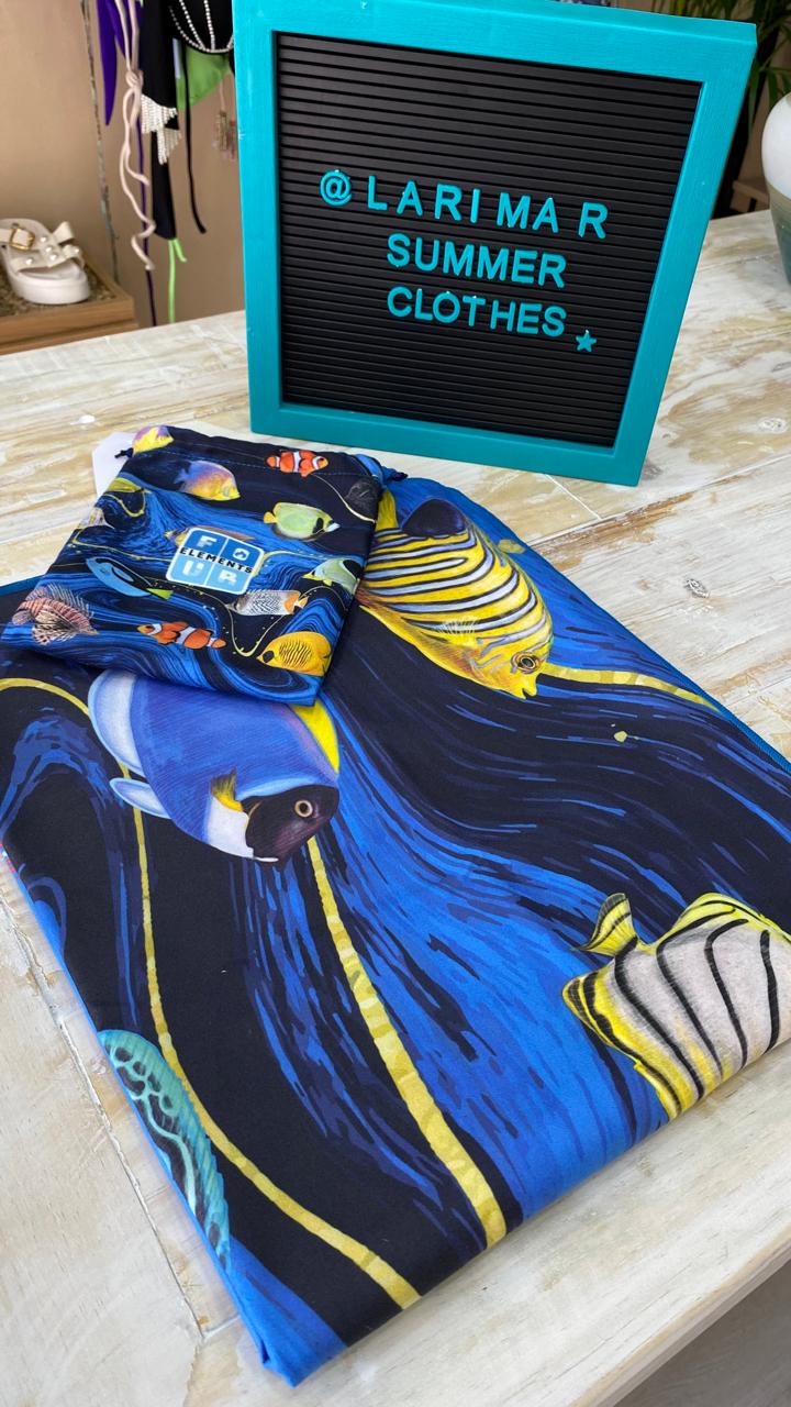 Toalla microfibra Peces