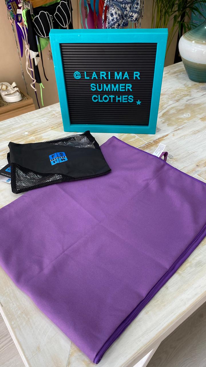 Toalla microfibra morado