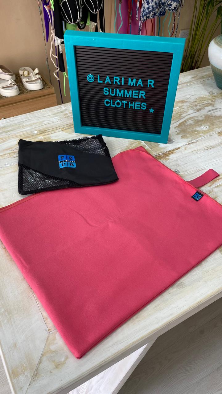 Toalla microfibra fucsia