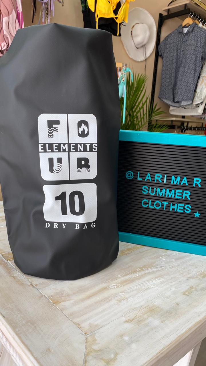 Bolsa seca 10 litos negro