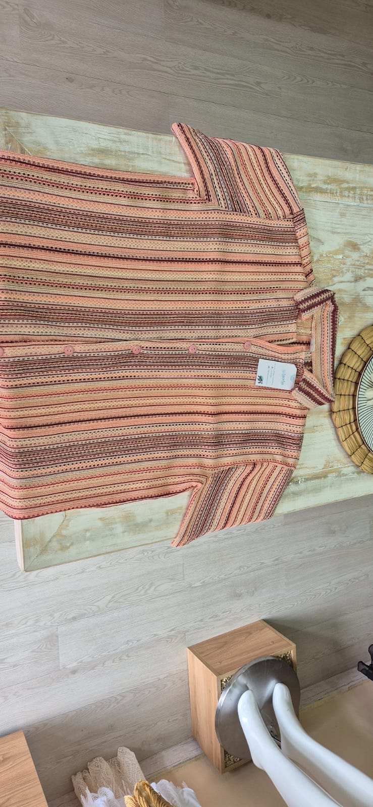 Camisa tejido de punto Multicolor