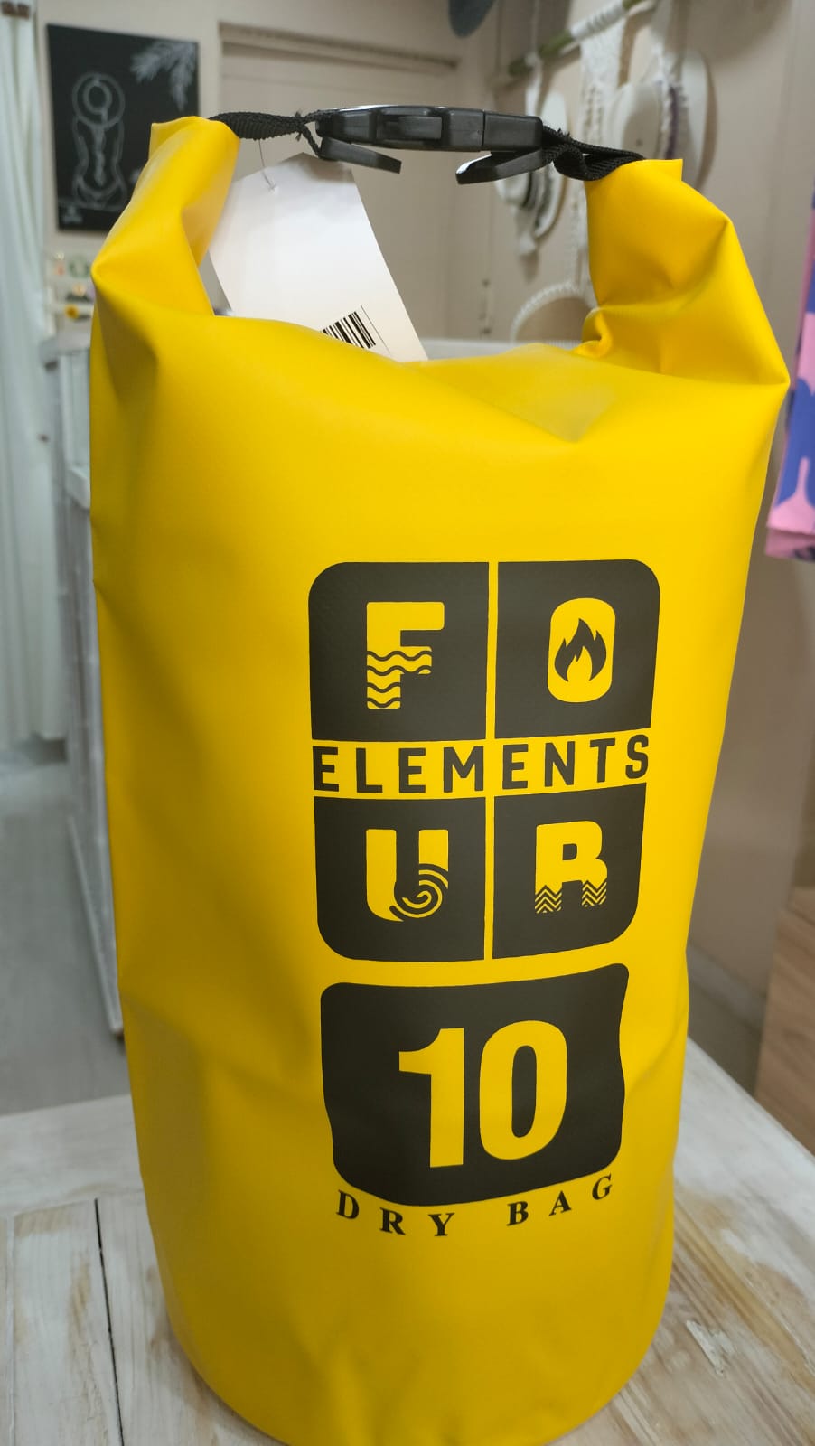 Bolsa seca 10 litos AMARILLA