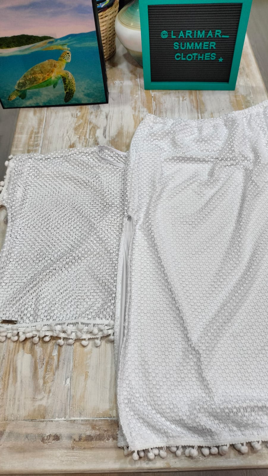 salida de baño falta larga + camisa manga corta