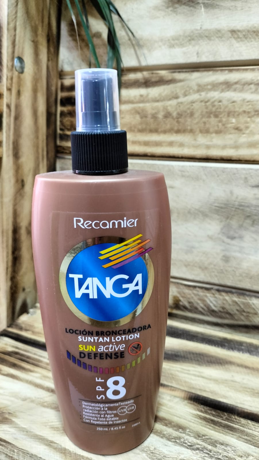Bronceador tanga en locion x 250 ml SFP8